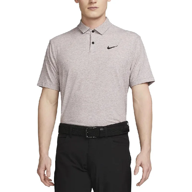 Men Sports Polo with Ribbed Collars and Cuffs for a Secure FitNike Dri-FIT Tour Heather Golf Polo 2023