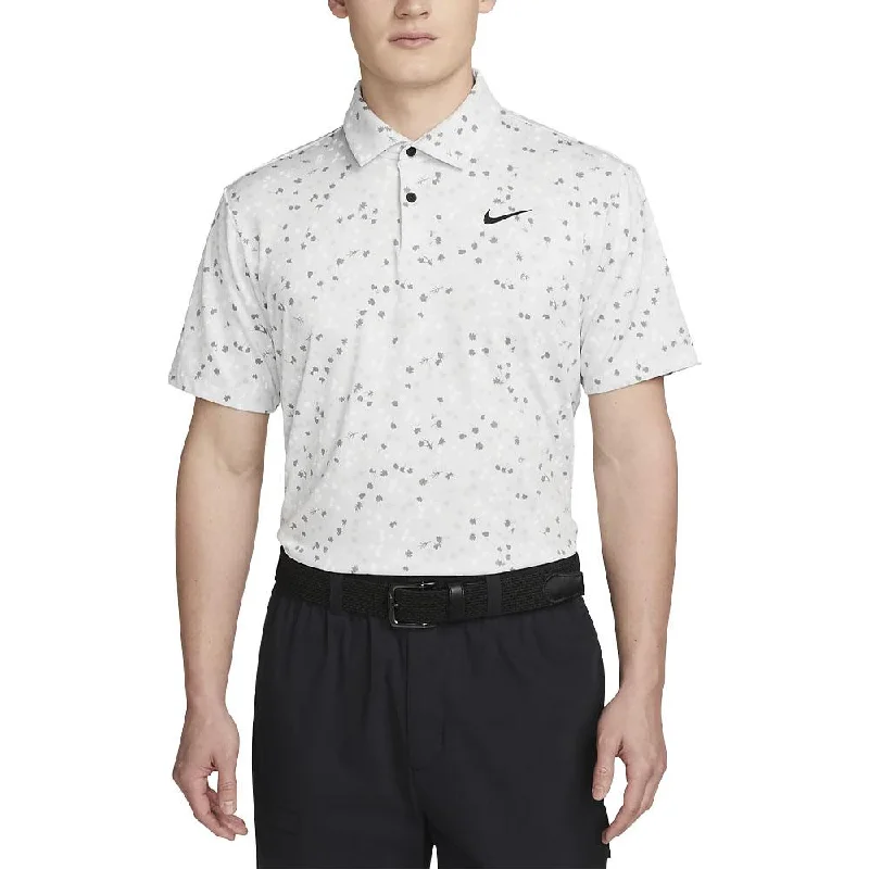 Men Sports Polo with Three - Button Plackets for Easy VentilationNike Dri-FIT Tour Micro Floral Golf Polo 2023