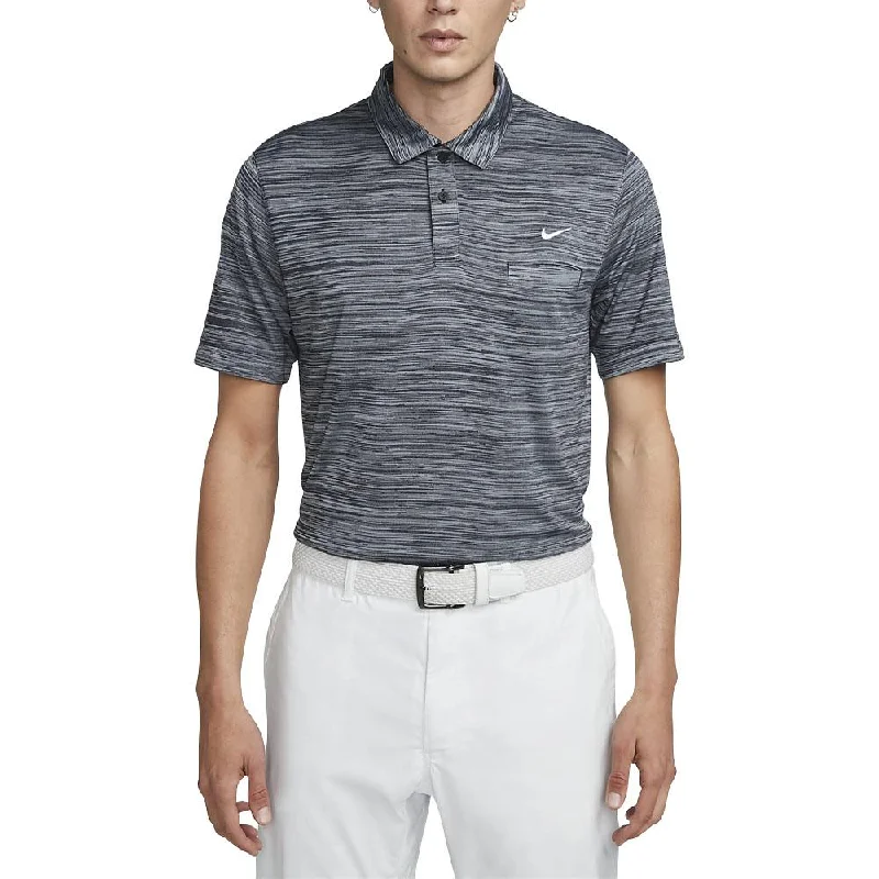 Men Sports Polo with Ribbed Collars and Cuffs for a Secure FitNike Dri-FIT Unscripted Heather Golf Polo 2023