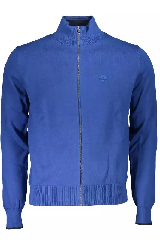 Men Sweaters with Pocket Details for Added FunctionalityNorth Sails High Collar Cardigan with Embroide Men's Logo