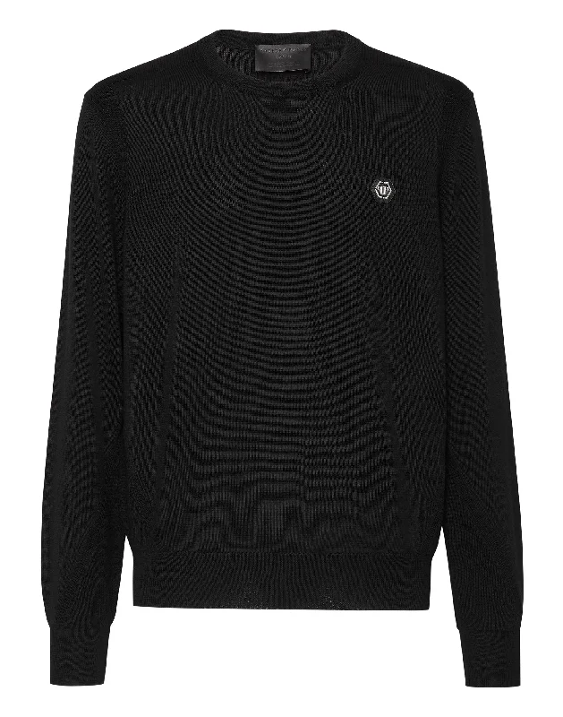 Men Sweaters with Open - Knit Patterns for a Breathable and Stylish OptionPullover Round Neck LS