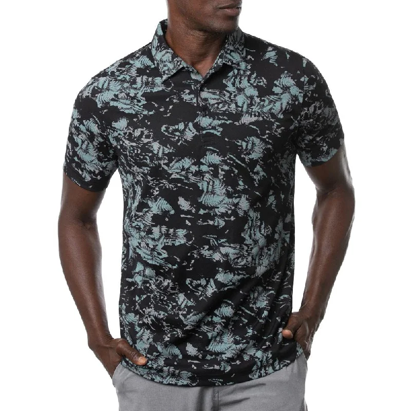 Men Sports Polo with Ribbed Collars and Cuffs for a Secure FitTravisMathew Alley Oop Golf Polo 2022