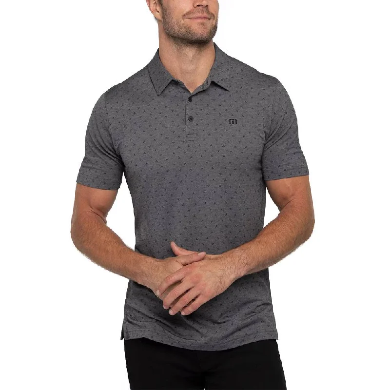 Men Sports Polo with Ribbed Collars and Cuffs for a Secure FitTravisMathew Change Of Address Golf Polo 2023