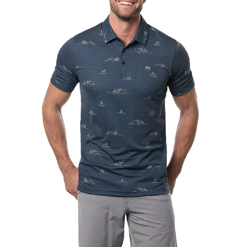 Men Sports Polo with Performance - Grade Moisture - Wicking FabricTravisMathew Fun and Games Golf Polo 2022