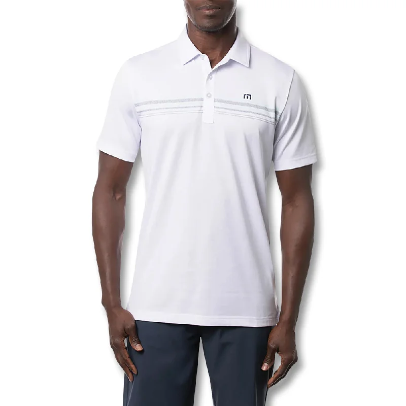 Men Sports Polo with Three - Button Plackets for Easy VentilationTravisMathew Get Nauti Golf Polo 2022