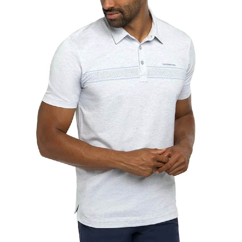 Men Sports Polo with Three - Button Plackets for Easy VentilationTravisMathew Local Time Golf Polo 2023