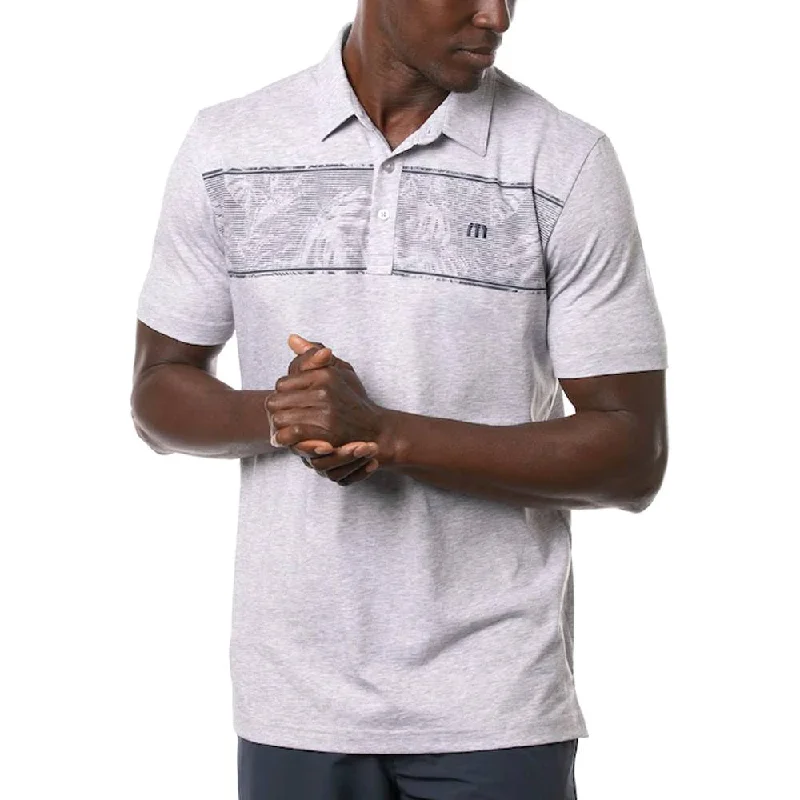 Men Sports Polo with Ribbed Collars and Cuffs for a Secure FitTravisMathew Make Camp Golf Polo 2022