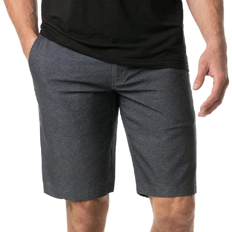 Men's Shorts with Inner Briefs in Black and White Stripe for Comfort in Football PracticeTravisMathew Panama Golf Shorts 2021