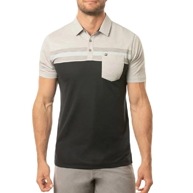 Men Sports Polo with Three - Button Plackets for Easy VentilationTravisMathew Salad Days Golf Polo 2022