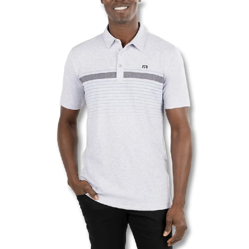 Men Sports Polo with Embroidered Logos of Sports BrandsTravisMathew Wildwood Golf Polo 2022