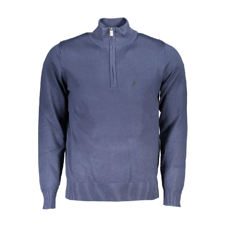 Cashmere Men Sweaters for Ultimate Softness and LuxuryU.S. Grand Polo Elegant  Half-Zip Men's Sweater