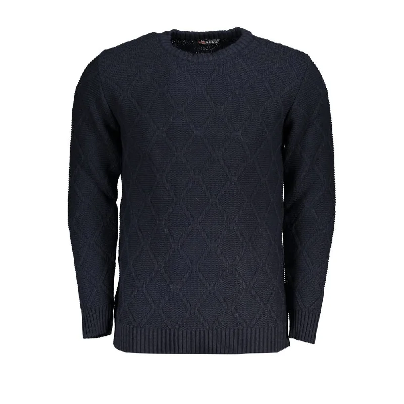 Men Sweaters with Open - Knit Patterns for a Breathable and Stylish OptionU.S. Grand Polo  Fabric Men's Sweater