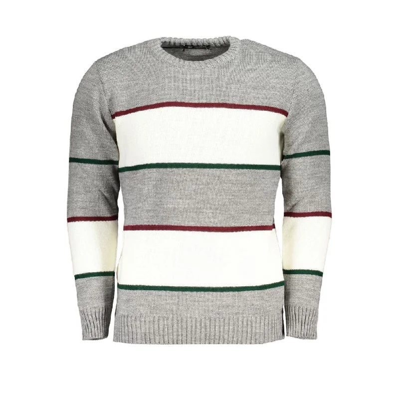 Men Sweaters with Button - Down Collars for a Versatile StyleU.S. Grand Polo  Fabric Men's Sweater