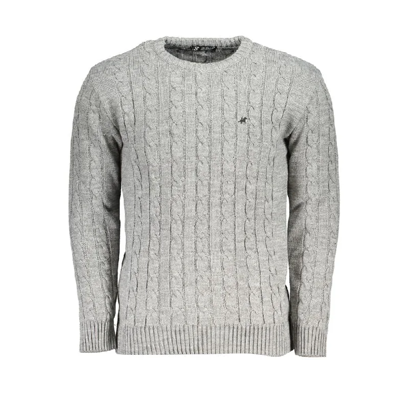 Cashmere Men Sweaters for Ultimate Softness and LuxuryU.S. Grand Polo  Fabric Men's Sweater