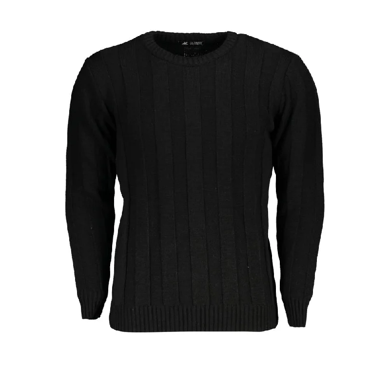 Men Sweaters with High - Low Hemlines for a Modern TwistU.S. Grand Polo  Fabric Men's Sweater