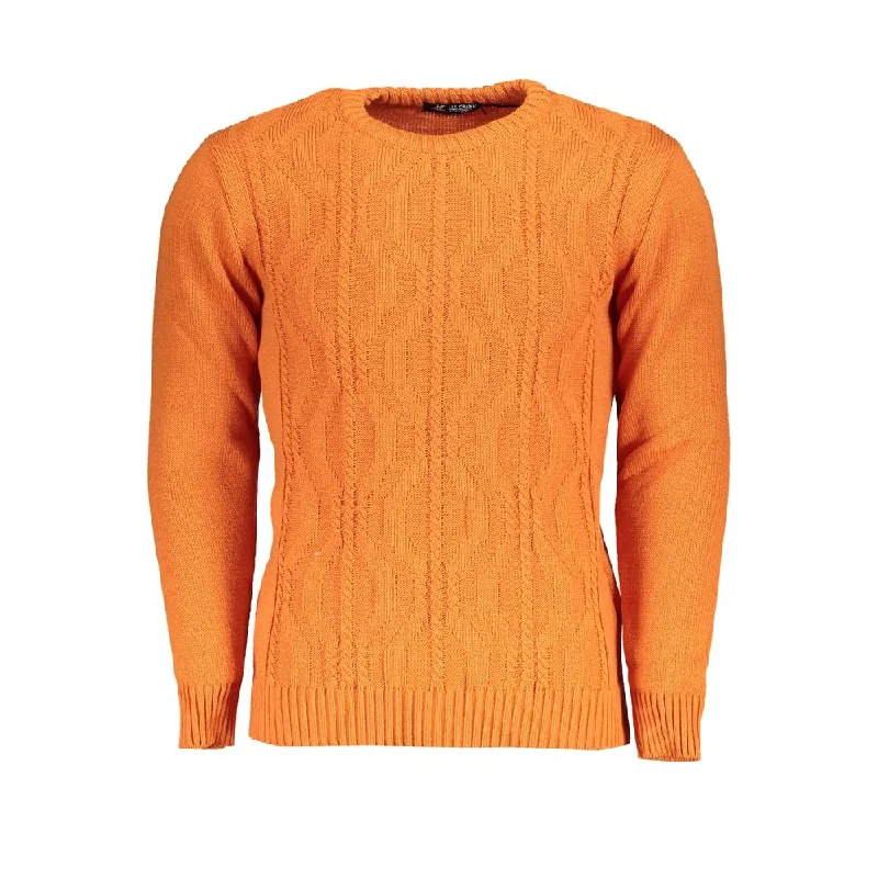 Men Sweaters with Color - Blocked Sections for a Fashion - Forward LookU.S. Grand Polo  Fabric Men's Sweater