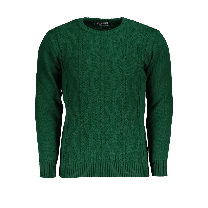 Cashmere Men Sweaters for Ultimate Softness and LuxuryU.S. Grand Polo  Fabric Men's Sweater