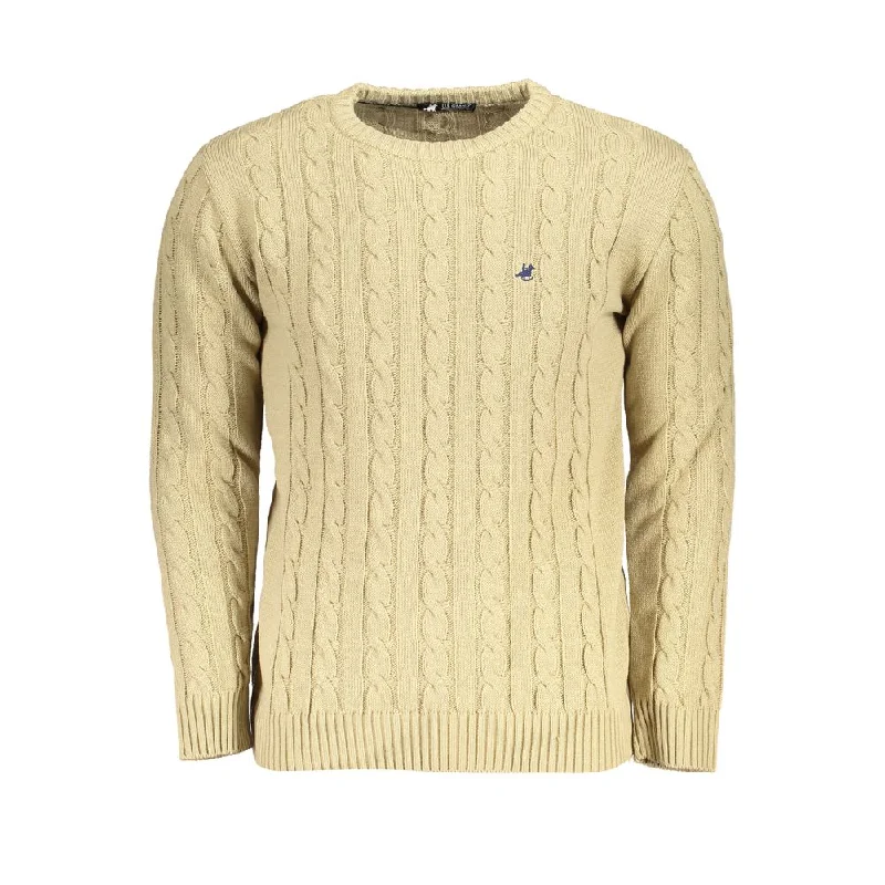 Men Sweaters with Raglan Sleeves for a Comfortable FitU.S. Grand Polo  Fabric Men's Sweater