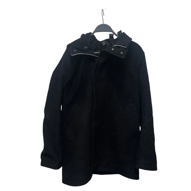 Hooded Men Jackets with Drawstrings for Adjustable FitCABANE de ZUCCa/Jacket/M/Wool/BLK/Hooded Jacket