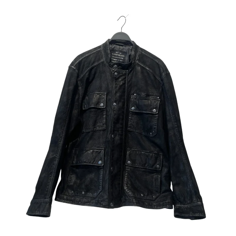 Double - Breasted Men Jackets for a Sophisticated AppearanceLUCKY BRAND/Jacket/XXL/BLK/