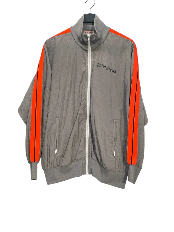 Packable Men Jackets for Easy Storage and TravelPalm Angels/Jacket/M/Nylon/GRY/ORANGE STRIPE TRACK JKT