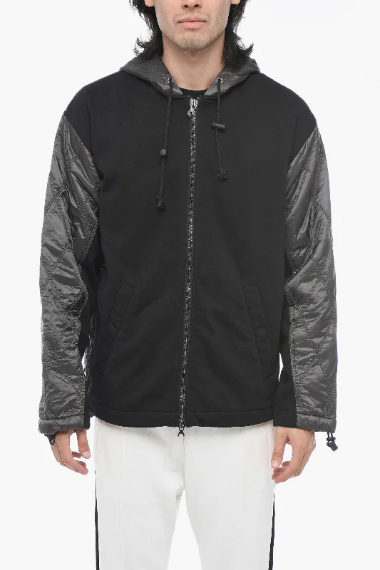 Double - Breasted Men Jackets for a Sophisticated AppearanceDiesel Cotton Blended J-ROMBE Windbreaker Jacket