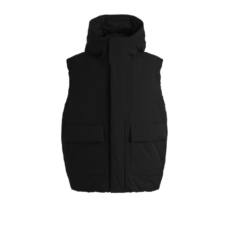 Faux Fur - Lined Men Jackets for a Cozy and Stylish LookRelaxed-fit hooded gilet in water-repellent fabric