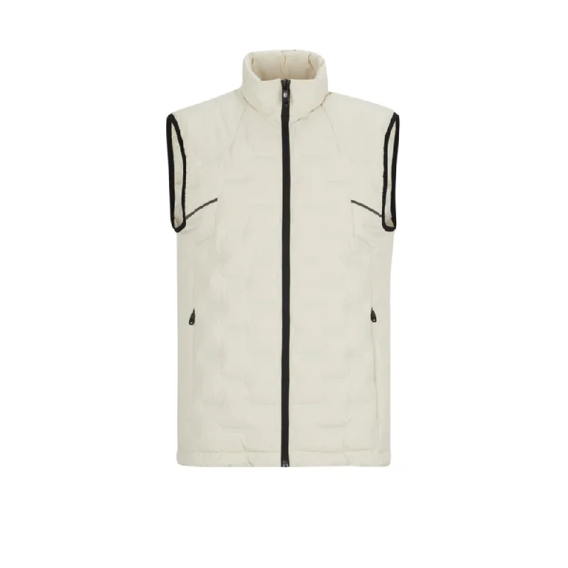 Faux Fur - Lined Men Jackets for a Cozy and Stylish LookWater-repellent gilet with quilting