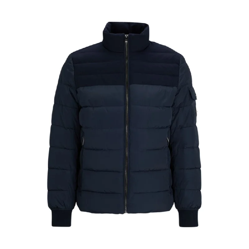 Faux Fur - Lined Men Jackets for a Cozy and Stylish LookWater-repellent padded jacket with zip closure