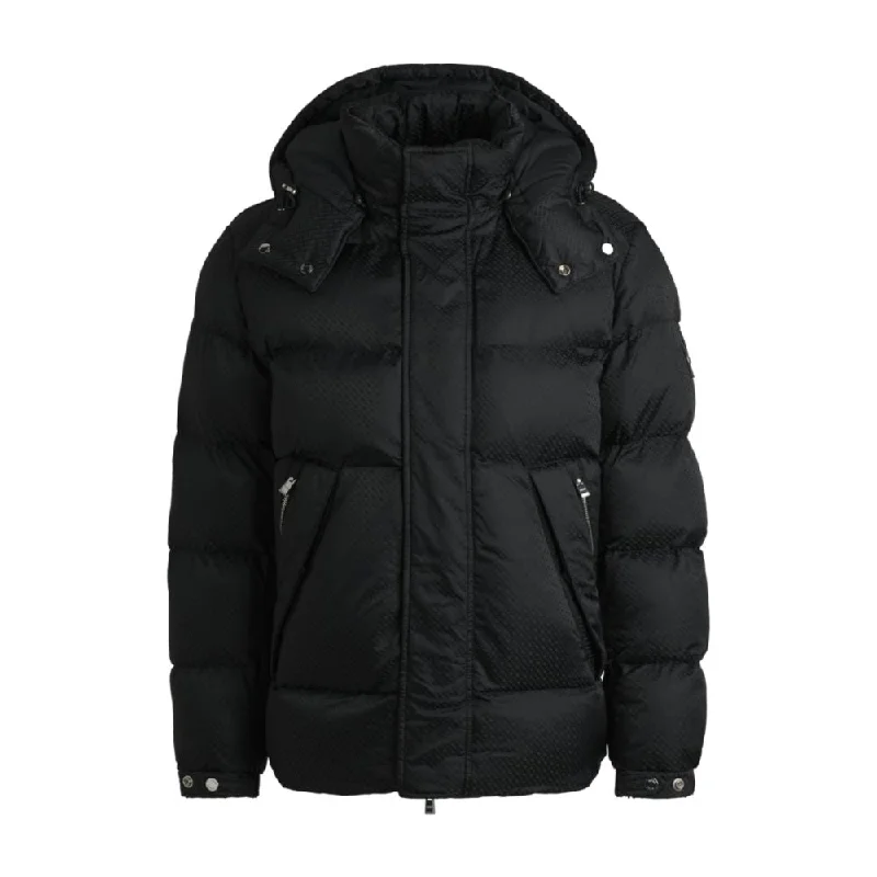 Color - Blocked Men Jackets for a Fashion - Forward LookWater-repellent puffer jacket with micro monograms