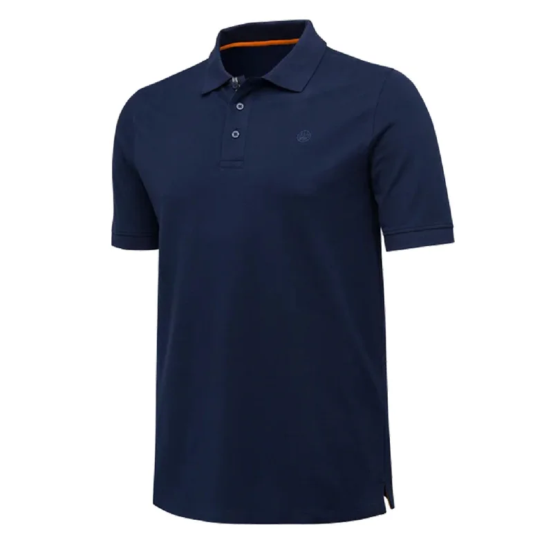 Men's color - block polo shirts with a bold fashion statementMen Polo with Adjustable Collars for a Custom FitBeretta Corporate EVO Polo Blue Total Eclipse