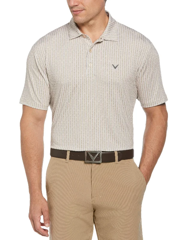 Men's budget - friendly basic polo shirts in multiple colorsMen Polo with Button - Down Collars for a More Formal LookBig & Tall Herringbone Print Polo