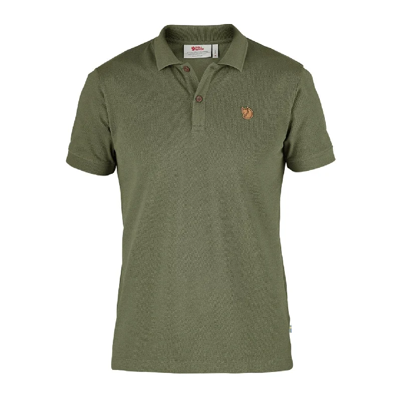 Men's formal - style silk blend polo shirts for special occasionsMen Polo with Moisture - Management Technology for DrynessFjallraven Ovik Polo Shirt Green