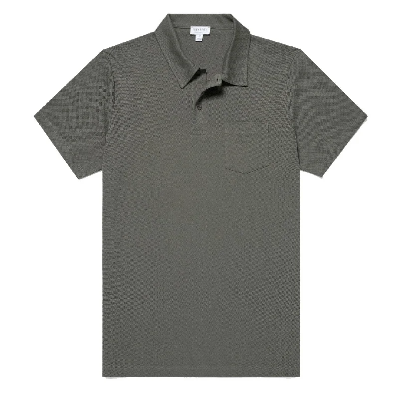 Men's antimicrobial polo shirts for odor - free daily wearMen Polo with Breathable Mesh Panels for VentilationSunspel Riviera Polo Shirt Khaki