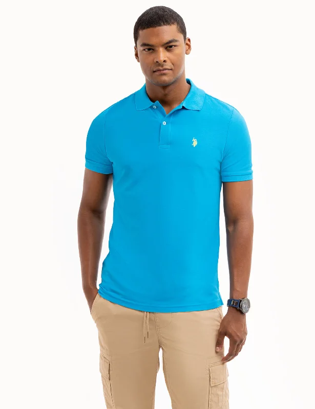 Men's jacquard woven polo shirts with intricate designsMen Polo with Pique Fabric for a Textured and Stylish OptionULTIMATE PIQUE POLO SHIRT